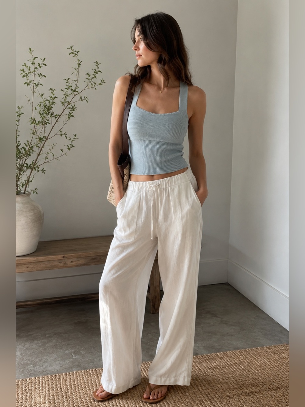 Abercrombie Gray/blue Knit Top